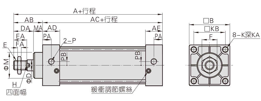 标准气缸