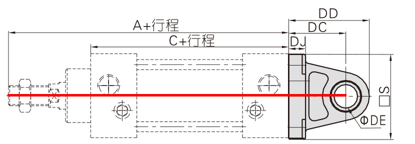 标准气缸CA图纸