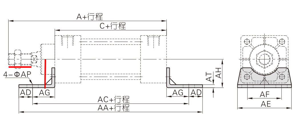 标准气缸LB图