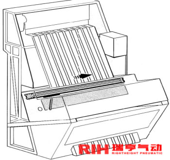 机械式无杆气缸应用烟草机械